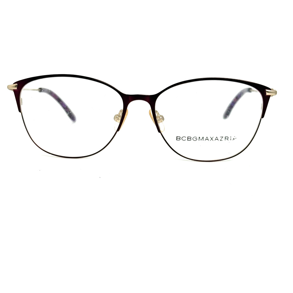 BCBGMAXAZRIA Freya Eggplant Eyeglasses Frame 54-15-135mm‎ B42mm H20770